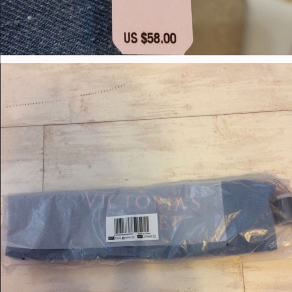 Victoria’s Secret Denim Bag NWT ✨✨✨ - Picture 3 of 3